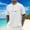 White, variant on Casual Raglan Sleeve City Print Tee for Daily Wear Soft Blend Crew Neck Short Sleeve Top Modern Street Style Shirt