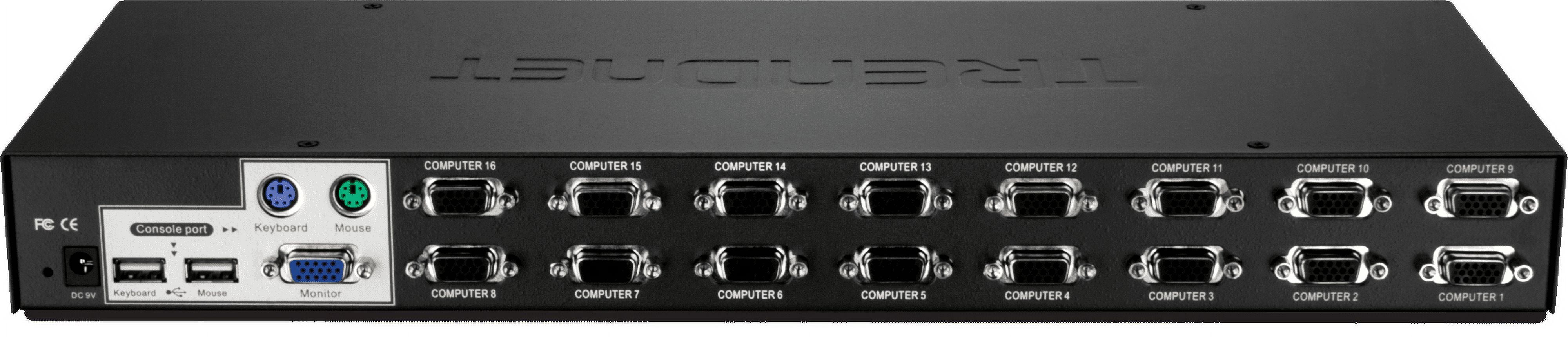 TRENDnet TK-1603R 16-port KVM USB/PS2 Rack Mount Switch
