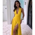 thumbnail image 4 of Long Dresses for Women Perfect for Spring Weddings and Summer Parties Yellow S, 4 of 7