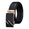 thumbnail image 1 of CSChome Men Belt Men Autumatic Belt Business Formal Smooth Faux Leather Alloy Buckle Great Durability Meeting, 1 of 6