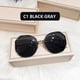 thumbnail image 3 of Fashion Sunglasses Women Metal Female UV400 Vintage Ladies Stylish Design Oversized Square Sunglasses For Women, 3 of 5