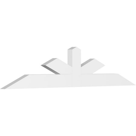 

60 W x 12 1/2 H x 2 D x 4 F 5/12 Pitch Saratoga Architectural Grade PVC Gable Bracket