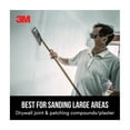 thumbnail image 6 of 3M Drywall Sanding Sheets, 80 Grit, 4 3/16 in. x 11 1/4 in., 25 Pack, 6 of 13