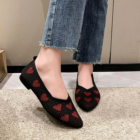 

WQJNWEQ Women s Flats Shoes Leisure Fashion Ventilate Casual Round Head Comfy Casual Shoes Comfort