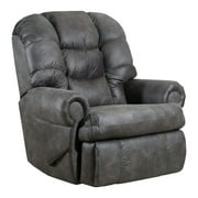 Lane Stallion Big Man Comfort King (Large) Wallsaver Recliner in D. Charcoal. Made for The Big Guy Or Gal. Rated for Up to 500 Lbs. Extended Length. 79 Inches. Seat Width. 25 Inches.