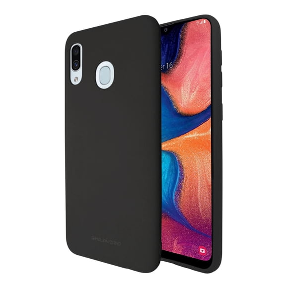 Funda Soft Jelly Molan Cano para Samsung Galaxy A20/A30 Negro