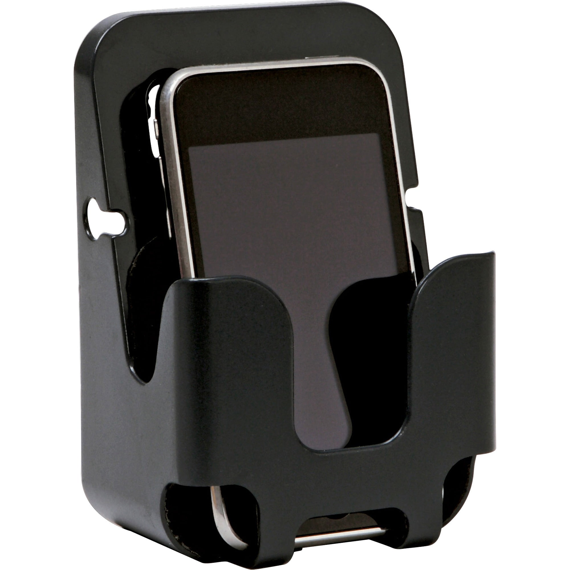Lorell Cubicle Wall Recycled Cell Phone Holder, Black, 1 Each (Quantity