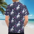 thumbnail image 6 of High Quality Hawaiian Shirts for Men Short Sleeve Aloha Beach Shirt Floral Summer Casual Button Down Shirts Blouses V89RNN, 6 of 7