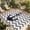 Black Gray, variant on 3' x 5' Outdoor Rug, Sunflower Vintage Outdoor Washable Rug Large Floor Carpet, Farmhouse Floral Botanical Brown Wooden Non Shedding Area Rug for Outside, Patio, RV, Porch, Deck, Balcony, Camping