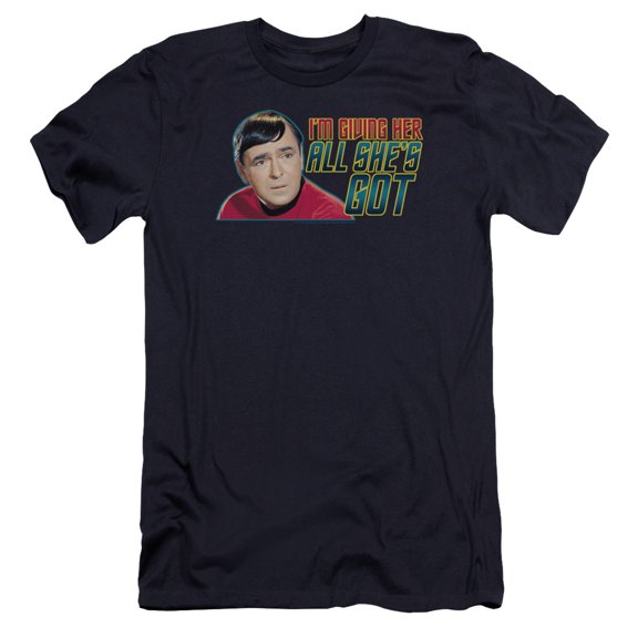 Star Trek - All Shes Got - Premium Slim Fit Short Sleeve Shirt - Large