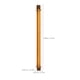 thumbnail image 2 of unbranded Tubo Con Rosca Dorado Para Lámparas De Pared Fabricado En Hierro Duradero Y Ligero, 2 of 8