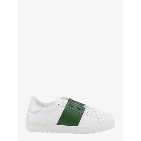 

MAN Leather sneakers with contrasting band