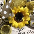 thumbnail image 2 of Corona De Abeja Girasol Arte De La Pared Decoración Abeja Día Corona Para El Hogar Granja Puerta Delantera Porche Decoración Monstrate HA035064-00, 2 of 6