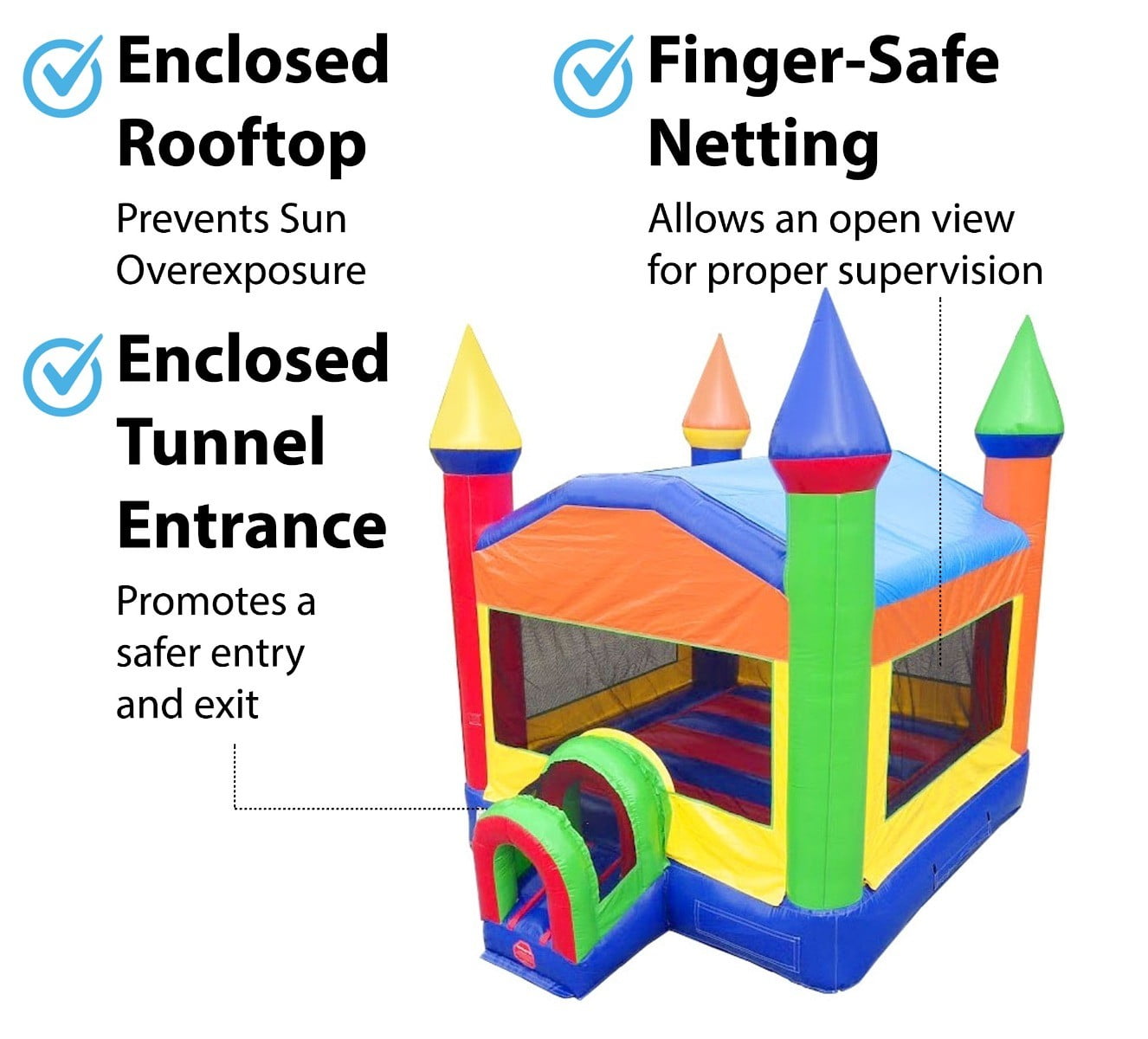 TentandTable Commercial Inflatable Water Slide, Bounce House, and Combo Trio - PA/NJ Certified