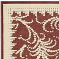 thumbnail image 2 of SAFAVIEH Martha Stewart Fountain Swirl Floral Area Rug, Red/Ivory, 5'3" x 7'6", 2 of 4