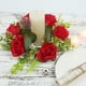 thumbnail image 4 of Corona De Rosas Artificiales De Primavera, Decoración Floral Para La Puerta De Entrada, Centro De Mesa Para Bodas En Casa, Adorno Colgante Navideño, Guirnalda Decorativa Para Pared Interior, 4 of 9