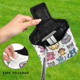 thumbnail image 4 of Haosy Cartoon Cats with Hat Golf Mallet Putter Cover Strong Magnetic Leather Golf Club Headcover Closure, 4 of 7