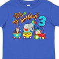 thumbnail image 4 of Inktastic It's My Birthday Circus Train 3rd Birthday Boys or Girls Toddler T-Shirt, 4 of 5