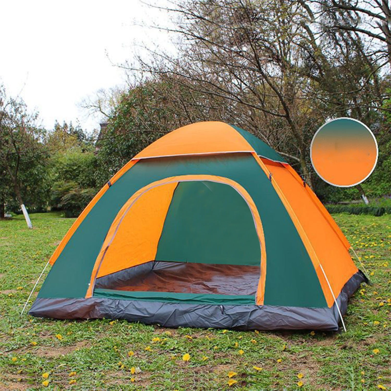 Hovilon 2 Person Blackout Camping Tent,Easy Setup Waterproof Family Dome Tent for Camping,Portable Double Layer Large Family Tent for Outdoor Camping&Hiking