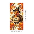 thumbnail image 3 of Thanksgiving Door Decor Turkey Hanging Cover Front Door Porch Decoration Fall Holiday Party Entryway Home Seasonal Decoration, 3 of 6
