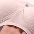 thumbnail image 6 of Women's Wireless Minimizer Soft Bra Padded Full Cup Bras Breathable Comfy Solid Color Bralettes, 6 of 8