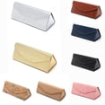 thumbnail image 6 of Protective Women Folding Waterproof Solid Color Glasses Case Eyewear Case Triangle Sunglasses Box Glasses Box 2, 6 of 8