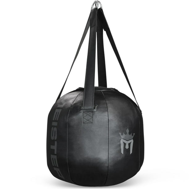 Meister 60lb Filled Wrecking Ball Heavy Bag for Boxing & MMA - Black ...