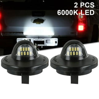 2X LED License Plate Light Rear Bumper Tag Assembly Lamp For Ford