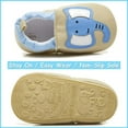 thumbnail image 4 of Infant Baby Boys Girls Slipper Soft Sole Non Skid Sneaker Moccasins Toddler First Walker Cirb House Shoes, 4 of 7