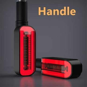 Zyutaosan 4Pcs Led Turn Signals Motorcycle Turn Signals Light Drl Braking Tail Light Flowing Motorcycle Flasher Blinker Stop Tail Lamp Universal M10 Brake Light