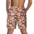 thumbnail image 4 of Uemuo Maneki-Neko Cats Pattern Mens Swim Trunks Quick Dry Board Shorts with Mesh Lining, Stretch Beach Shorts Quick Dry No-Chafing Board Shorts-Small, 4 of 9