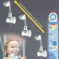 thumbnail image 3 of Toystoory Soporte Cabezal de ducha Soporte de ventosa Soporte de perforación universal simple Desmontable Conveniente Universal de larga Accesorios de baño Porcelana Blanca, 3 of 6