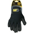 thumbnail image 2 of Cat Coated Gloves, Nylon, Palm, Black CAT017417J, 2 of 2