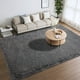 thumbnail image 2 of Alfombra Merelax, 244 x 305 cm, suave felpa, color carbón, 2 of 7
