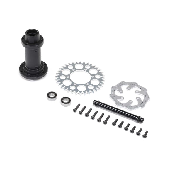 Losi Assemblage Complet de Moyeu Arrière PM-MX LOS262014 Pcs de Rechange Voiture/camion