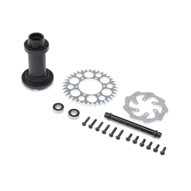 Losi Complete Rear Hub Assembly PM-MX LOS262014 Elec Car/Truck Replacement Parts