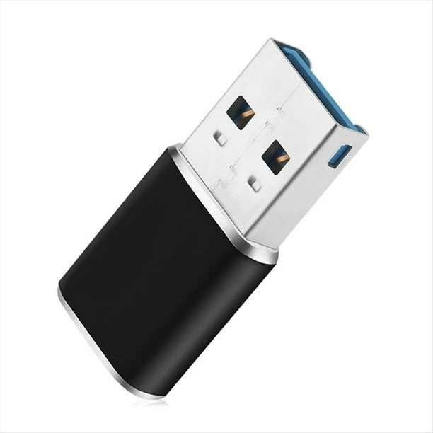Adaptador de Lector de Tarjetas de Memoria Mini USB 3.0 para Tarjeta/Lector de Tarjetas TF Adaptador Pc Computadora Portátil Negro