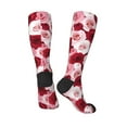 thumbnail image 4 of Easygdp Rose Soccer Socks Sport Knee High Socks Calf Compression Athletic Socks for Men and Women, 4 of 9