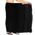 thumbnail image 2 of HAPPY BAY Men's Pareo Standard Swimsuits Sarong Full Beach Wrap One Size Black-AA767 Summer Vacation Aloha, 2 of 3