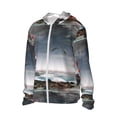 thumbnail image 2 of Sigee 3d Lighthouse in the Surf Print UPF50+ Men's Sun Protection Hoodie Shirt SPF UV Shirt Long Sleeve Fishing Outdoor Lightweight, S-3XL, 2 of 9