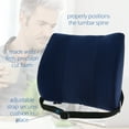 thumbnail image 5 of Core Products Sitback Rest Cushion Lumbar Support for Lower Back & Office Chair, Adjustable Strap Standard Foam - Blue, 5 of 7