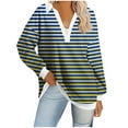 thumbnail image 1 of Blouses pour Femmes, Mode Décontractée Confortable Manches Longues Col Rabattu T-Shirt, 1 of 3