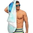 thumbnail image 5 of Yibo Butterfly Quick Dry Absorbent Beach Towel Pool Towel for Women Men Bathroom Shower Pool Daily, 5 of 9