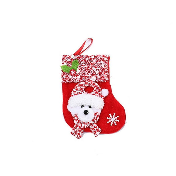 Moocorvic Christmas Stockings for Kids, Hanging Stocking Gift Bag for Holiday Fireplace Wall Xmas Tree Party Hanging Decoration