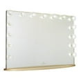 thumbnail image 3 of Impressions Vanity Hollywood Glow Pro LED Makeup Mirror, Tabletop Wall Mount Lighted Vanity Mirrors (Rose Gold), 3 of 9