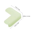 thumbnail image 2 of IBASETOY 12Pcs Soft Furniture Corner Protectors Light Green with Night Light for Table Safety, 2 of 6