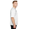 thumbnail image 4 of Men's Spartan Short Sleeve Color Block Crew Neck T-Shirt - WHITE/ GRAPHITE - 2XL, 4 of 4