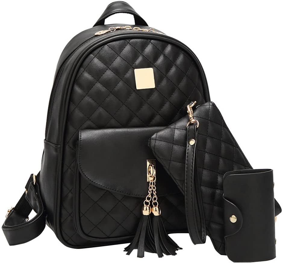 leather ladies backpack bag