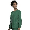 thumbnail image 4 of Cherokee Workwear Prints Women's Scrubs Jacket Snap Front Warm Up 4350, 4 of 7