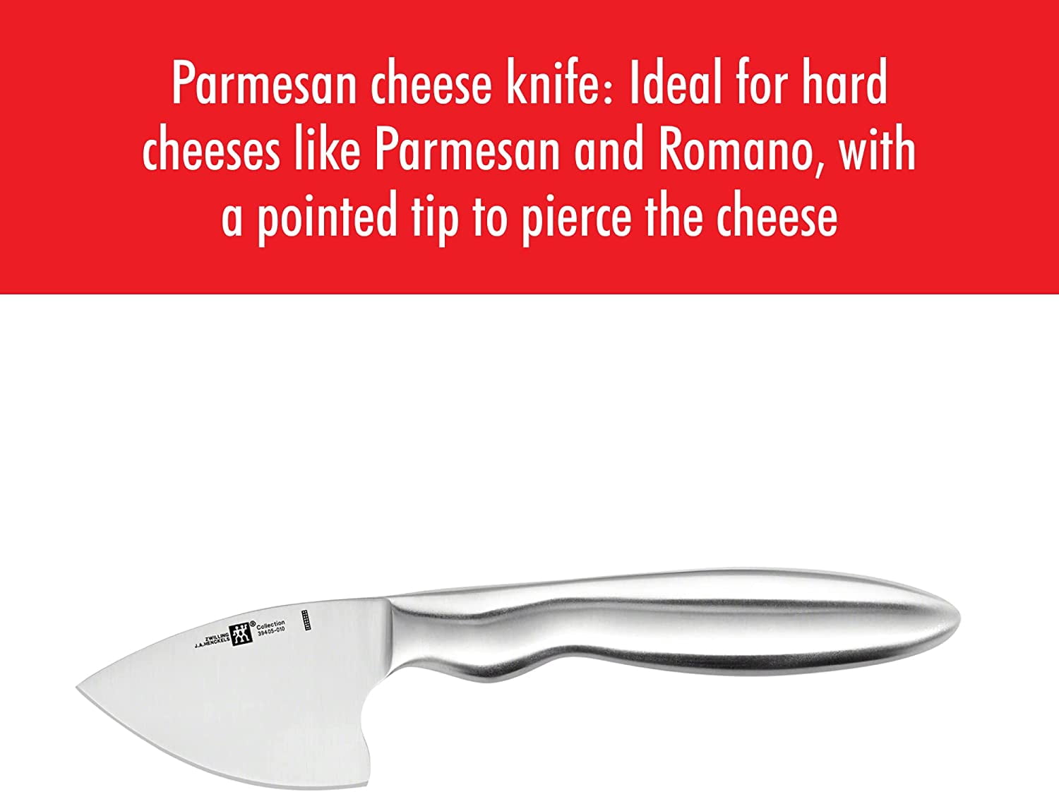 ZWILLING Collection 3-pc Cheese Knife Set for Charcuterie Board, Gift Set, Stainless Steel
